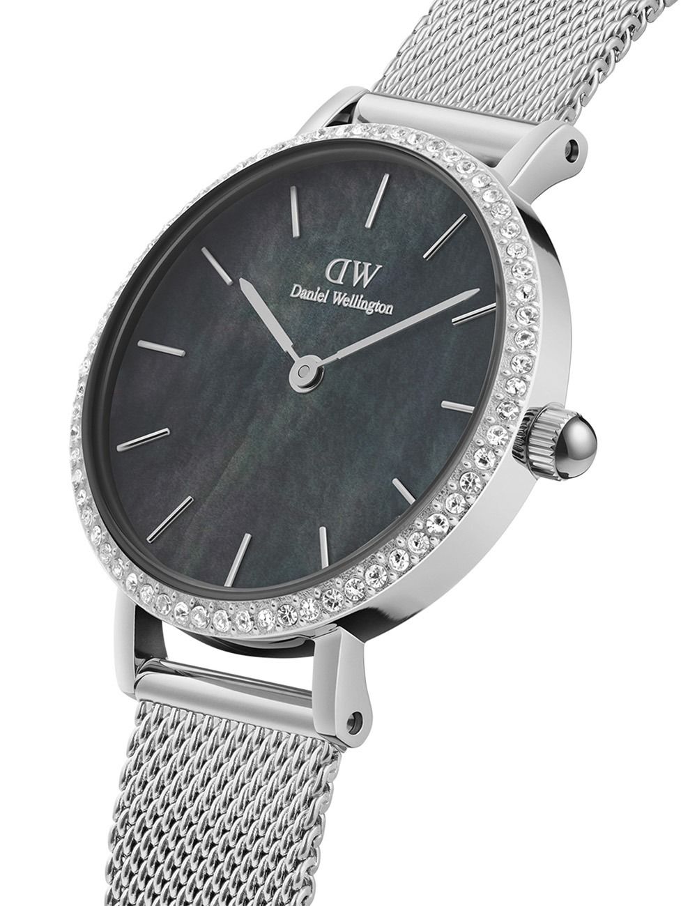 Naiste käekell Daniel Wellington Petite Lumine Bezel Sterling Black DW00100661 - Premiumkellad