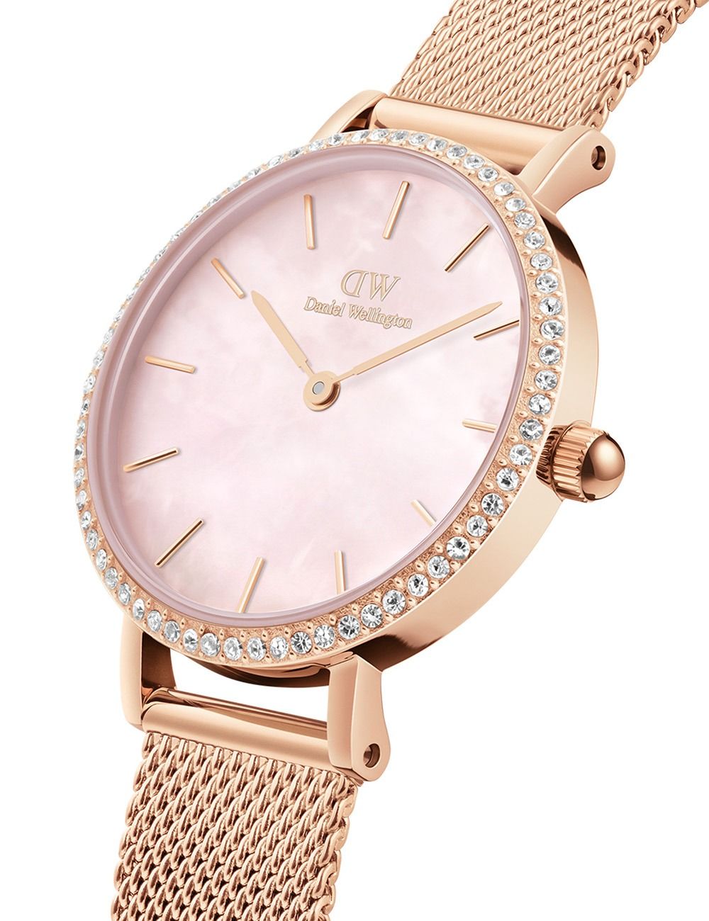Naiste käekell Daniel Wellington Petite Lumine Bezel Melrose Pink DW00100663 - Premiumkellad