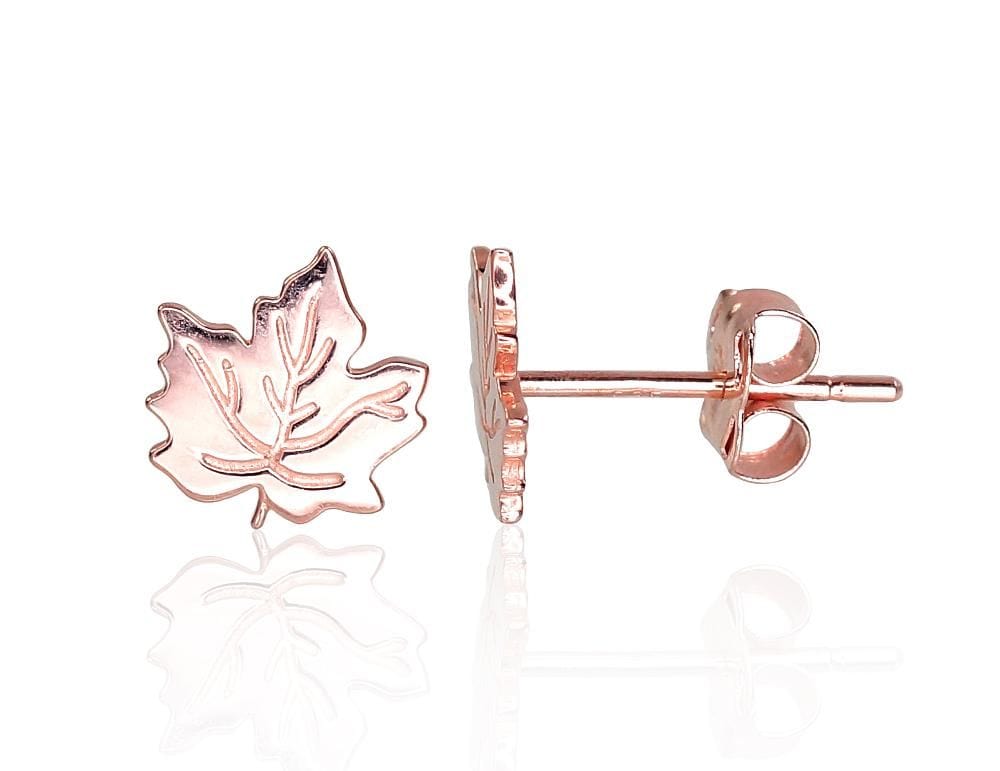 Kullast naelkõrvarõngad #1201232(Au-R), Punane Kuld 585° - Premiumkellad