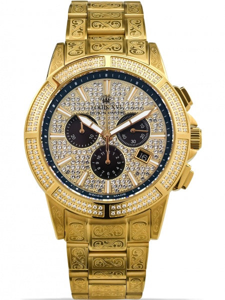 Meeste käekell Louis XVI Majeste Iced Out LXVI1126 - Premiumkellad