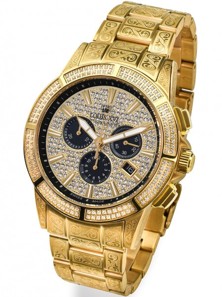 Meeste käekell Louis XVI Majeste Iced Out LXVI1126 - Premiumkellad