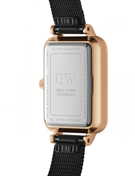 Naiste käekell Daniel Wellington Quadro Pressed Ashfield DW00100467 - Premiumkellad