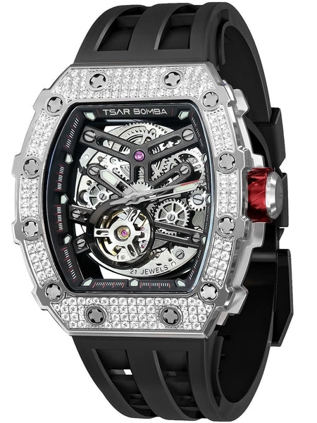 Meeste käekell Tsar Bomba Elemental Zirconia Automatic TB8208D-06 - Premiumkellad