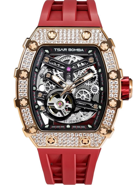 Meeste käekell Tsar Bomba Elemental Zirconia Automatic TB8208D-07 - Premiumkellad