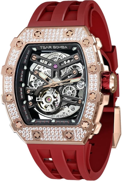 Meeste käekell Tsar Bomba Elemental Zirconia Automatic TB8208D-07 - Premiumkellad