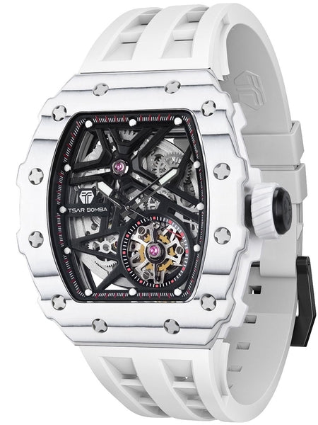 Meeste käekell Tsar Bomba Elemental Carbon Fiber Automatic TB8209CF-05 - Premiumkellad