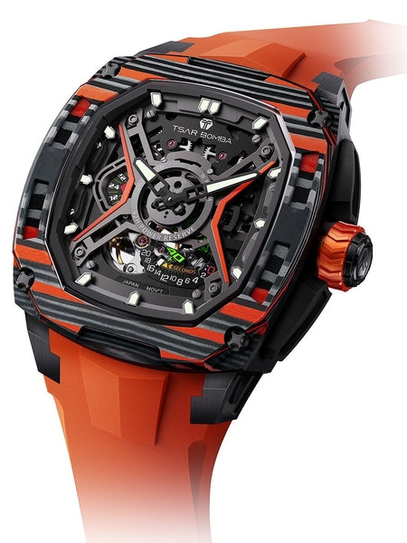 Meeste käekell Tsar Bomba Dark Matter Automatic TB8605A-03 - Premiumkellad