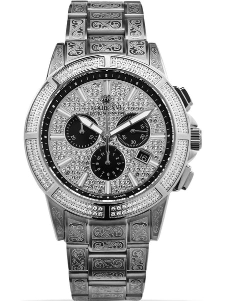 Meeste käekell Louis XVI Majeste Iced Out Chrono LXVI1127 - Premiumkellad