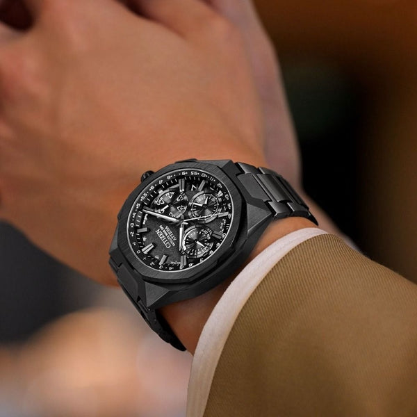 Meeste käekell Citizen Attesa Solar Satellite GPS Chrono CC4105-69E - Premiumkellad