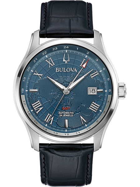Meeste käekell Bulova Wilton GMT Automatic 96B385 - Premiumkellad
