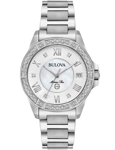 Naiste käekell Bulova Marine Star Diamond 96R232 - Premiumkellad