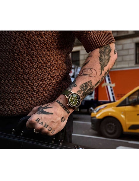 Meeste käekell Bulova MIL-SHIPS Bronze 98A324 - Premiumkellad