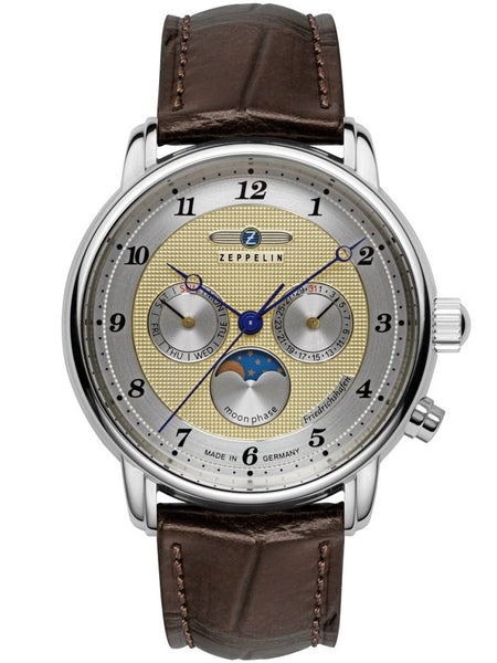 Meeste käekell Zeppelin Friedrichshafen Moon Phase 85365 - Premiumkellad