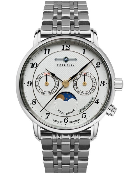 Unisex käekell Zeppelin Friedrichshafen Moon Phase 8537M1 - Premiumkellad