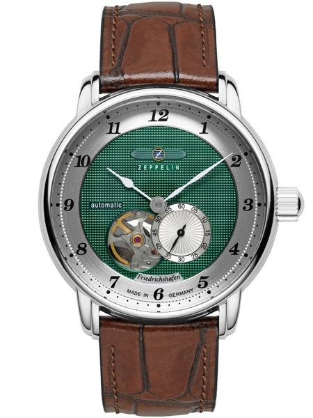 Meeste käekell Zeppelin Friedrichshafen Open Heart Automatic 85662 - Premiumkellad