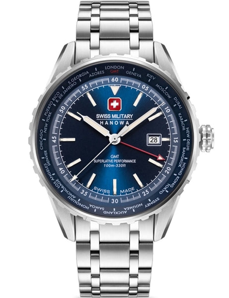 Meeste käekell Swiss Military Hanowa Afterburn GMT SMWGH0003204 - Premiumkellad