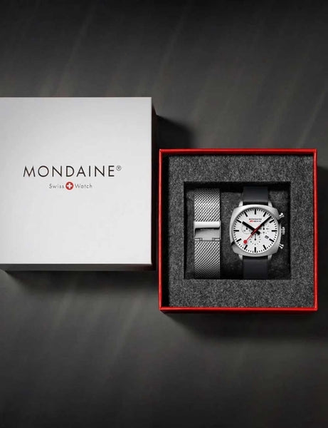 Meeste käekell Mondaine Grand Cushion MSL.41410.LBV.SET