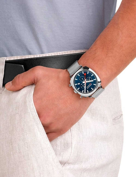 Meeste käekell Mondaine Grand Cushion MSL.41440.LD.SET