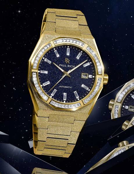 Meeste käekell Paul Rich Moissanite Frosted Star Dust II PR-46705 - Premiumkellad