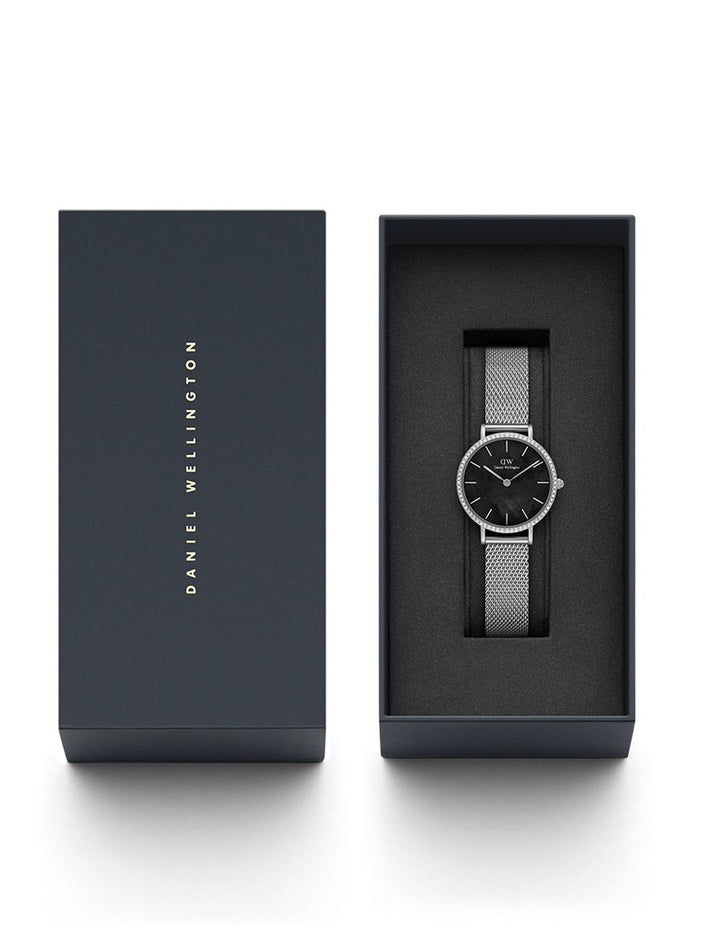 Naiste käekell Daniel Wellington Petite Lumine Bezel Sterling Black DW00100661 - Premiumkellad