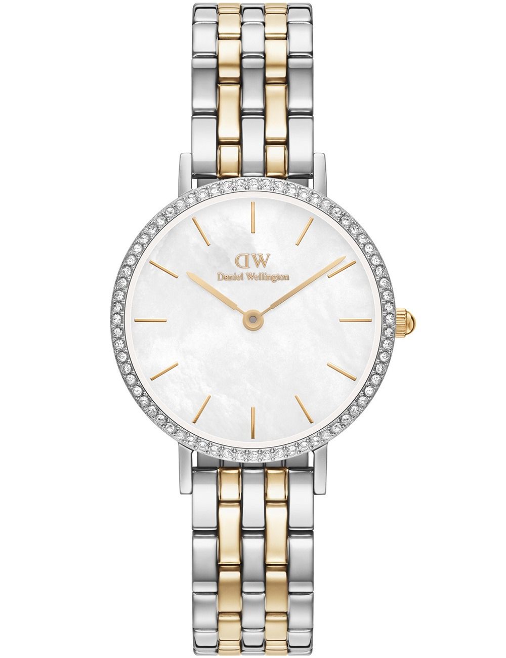 Naiste käekell Daniel Wellington Petite Lumine Bezel 5-Link Two-Tone DW00100665 - Premiumkellad