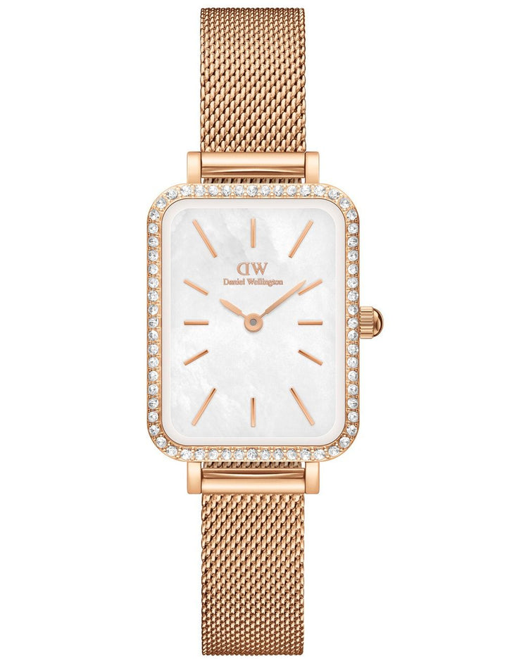 Naiste käekell Daniel Wellington Quadro Lumine Bezel Melrose DW00100674 - Premiumkellad