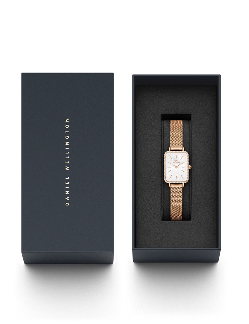 Naiste käekell Daniel Wellington Quadro Lumine Bezel Melrose DW00100674 - Premiumkellad