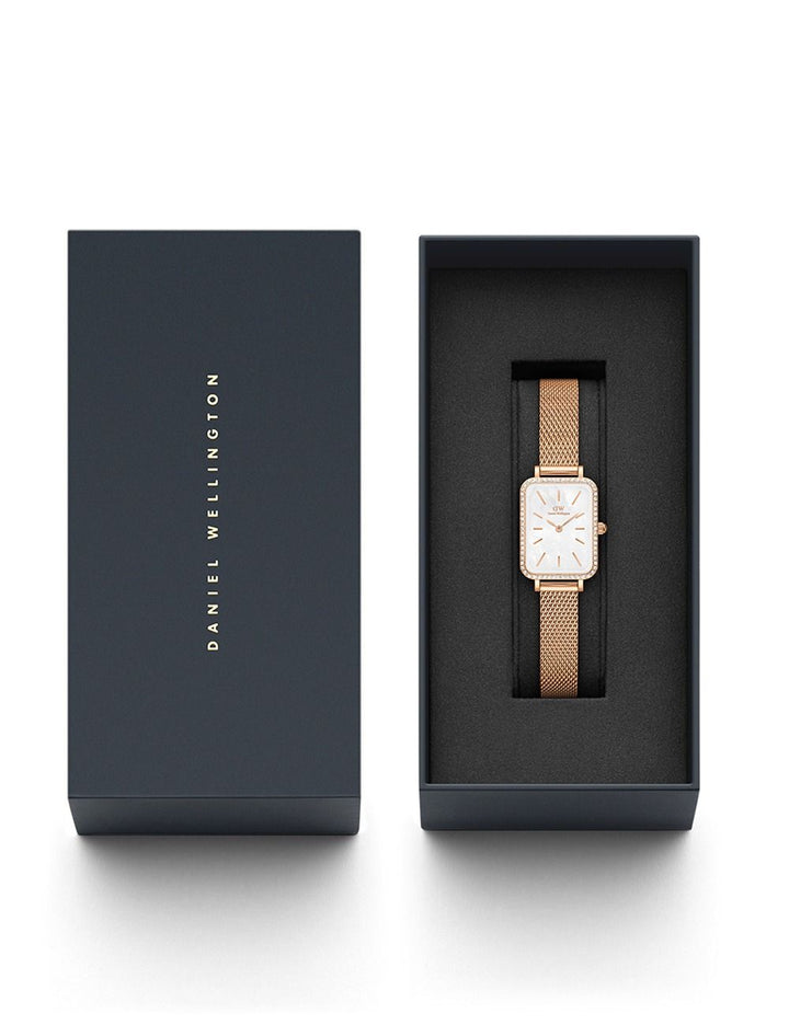 Naiste käekell Daniel Wellington Quadro Lumine Bezel Melrose DW00100674 - Premiumkellad