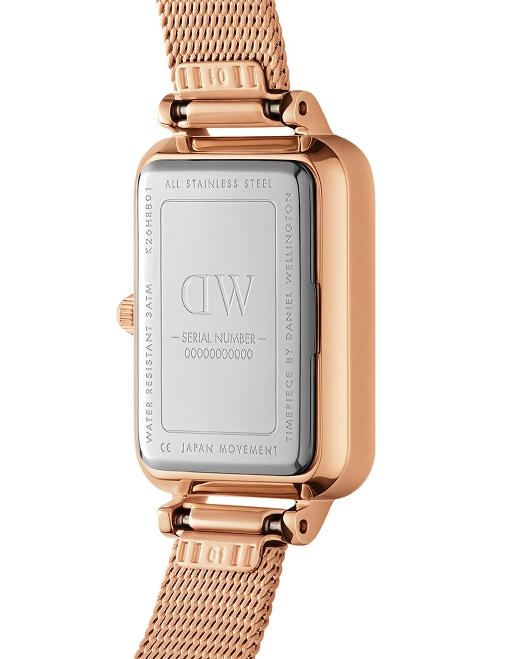 Naiste käekell Daniel Wellington Quadro Lumine Bezel Melrose DW00100674 - Premiumkellad