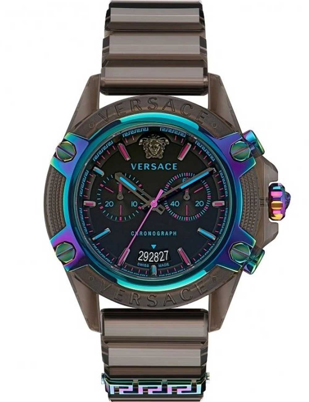 Unisex käekell Versace Active Policarbonat Chrono VEZ701022 - Premiumkellad