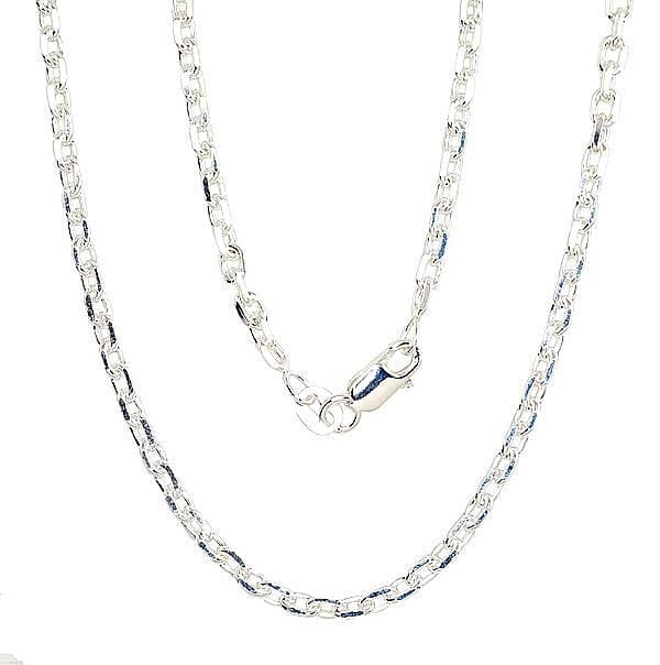 Hõbekett Anchor 3 mm , kantide teemanttöötlus #2400076, Hõbe 925° - Premiumkellad