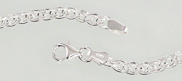 Hõbekett Crandmother 3.1 mm , kantide teemanttöötlus #2400077, Hõbe 925° - Premiumkellad