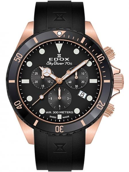 Meeste käekell Edox Skydiver 70s 10238-37RNNCA-NI - Premiumkellad