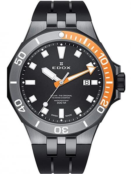 Meeste käekell Edox Delfin Diver 53015-357GNOCA-NIN - Premiumkellad