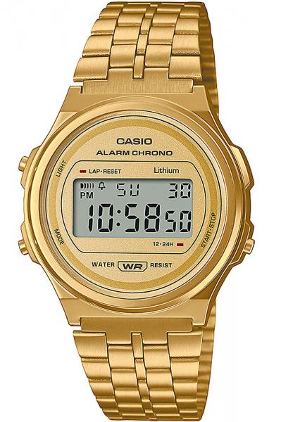 Unisex käekell Casio Vintage Round A171WEG-9AEF - Premiumkellad