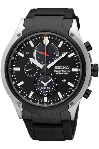 Meeste kaekell Seiko Solar Sportura SSC483 Premiumkellad