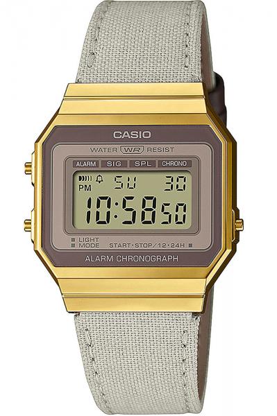 Unisex käekell Casio Vintage A700WEGL-7AEF - Premiumkellad