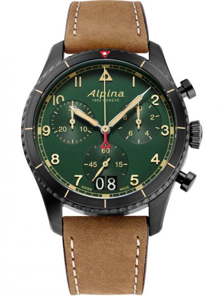 Meeste käekell Alpina Startimer Pilot AL-372GR4FBS26 - Premiumkellad