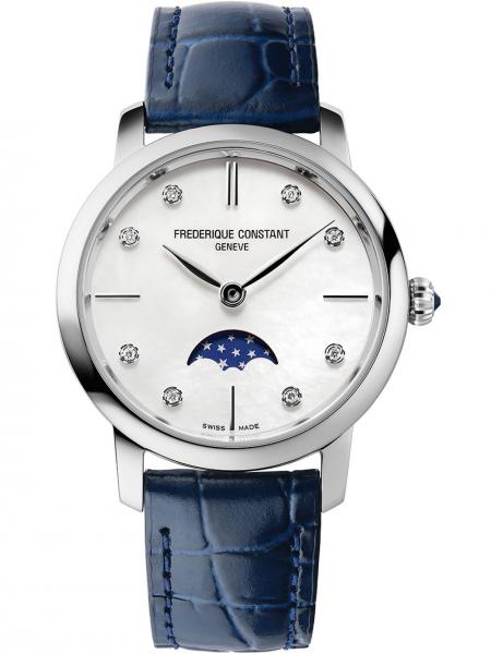 Naiste käekell Frederique Constant Slimline Moonphase FC-206MPWD1S6 - Premiumkellad