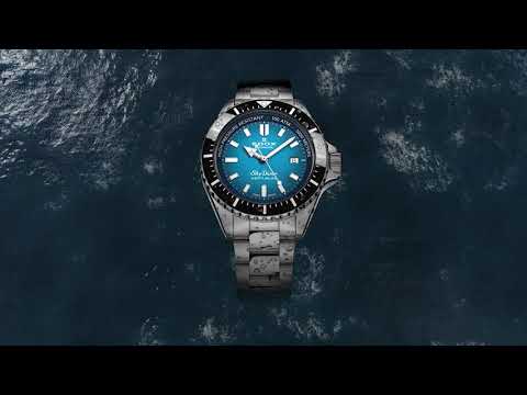 Meeste käekell Edox Skydiver Neptunian 80120-3NM-VDN